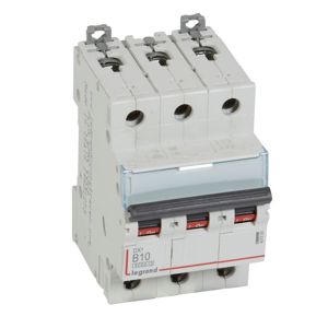 Legrand - Disj. DX³ 6000A/10kA 3P B10 400V - 3 modules