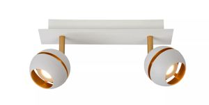 Lucide - BINARI - Spot plafond - LED - 2x5W 2700K - Blanc