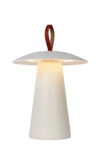 Lucide - LA DONNA - Tafellamp Buiten - Ø 19,7 cm - LED Dimb. - 1x2W 2700K - IP54 - 3 StepDim - Wit