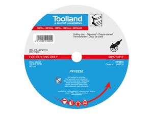 Velleman - Snijschijf - metaal - 230 mm