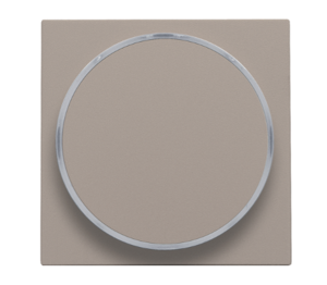 Set de finition avec anneau transparent sans symbole pour bouton-poussoir 6 A avec LED couleur ambre avec culot E10, bronze