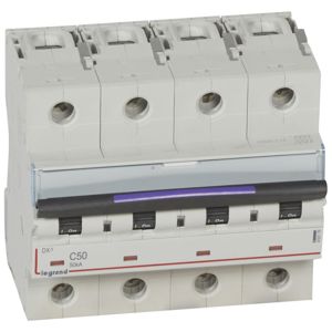 Legrand - Automaten DX³ 4P C 50A 400V - 50KA - 6mod