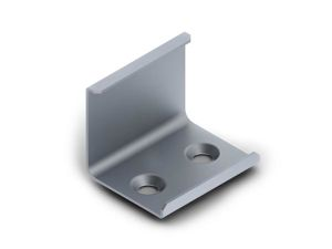 Velleman - Montagebeugel voor aluminiumprofiel voor ledstrip alu-45 - verenstaal - zilver