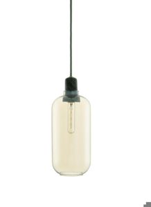 Normann Copenhagen - Amp lamp Large EU suspension Gold / Green