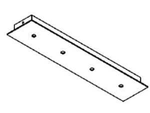 PSM LIGHTING - PLAFONDVERLICHTING - GEEN PLAATS VOOR TRANSFO TEXO ALU