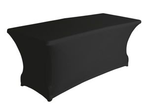 Velleman - Housse extensible pour table rectangulaire - noir