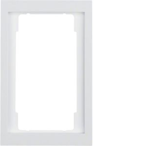 Berker - Plaque de recouvrement avec grande découpe Berker K.1 blanc polaire, brillant