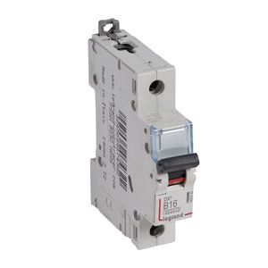 Legrand - Autom. DX³ 6000A/10kA 1P B16 230/400V - 1 module