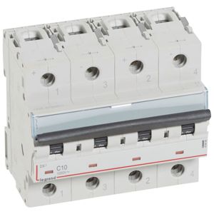 Legrand - Automaat 1000Vdc - 10A 2 poles - 4 modules