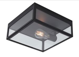 PSM LIGHTING - POLO opbouw plafondverlichting zwart textuur