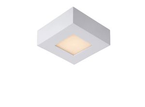 Lucide - BRICE-LED - Plafonnier Salle de bains - LED Dim. - 1x8W 3000K - IP44 - Blanc