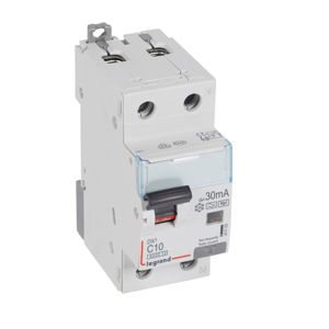 Legrand - Diff. aut. FN 30mA C10 HPI 6000A/10kA - 1 module