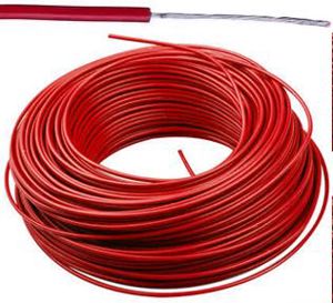 VTBst kabel / draad 1 mm² - rood (H05V-K) - VTBST1RO