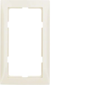 Berker - Plaque de recouvrement avec grande découpe Berker S.1 blanc, brillant