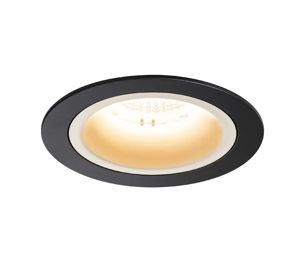 SLV LIGHTING - NUMINOS DL L, indoor led plafondinbouwarmatuur zwart/wit 2700K 20°