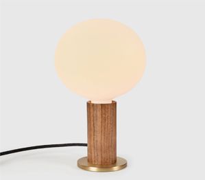 Tala - Walnut Knuckle Table Lamp With Sphere G150 Bulb