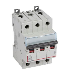 Legrand - Autom. DX³ 10000A/16kA 3P D20 400V - 3 modules