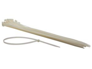 Velleman - Jeu de serre-câbles en nylon - 8.8 x 750 mm - blanc (50 pcs)