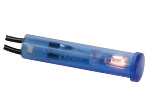 Velleman - Ronde 7mm signaallamp 12v blauw
