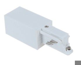 UNI-BRIGHT - 3 Fase Track Power Connector - Wit Links