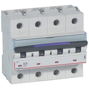 Legrand - Automaten DX³ 4P B 25A 400V - 50KA - 6mod
