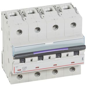 Legrand - Automaten DX³ 4P C 20A 400V - 50KA - 6mod