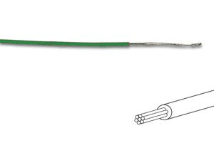 Velleman - Fil de câblage - ø 1.4 mm - 0.2 mm² - multibrin - vert