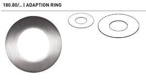 PSM LIGHTING - TOEBEHOREN - VERGROOTRING ROND ADAPTION RING INOX 316