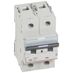 Legrand - Automaten DX³ 2P D 32A 230/400V - 50KA - 3mod