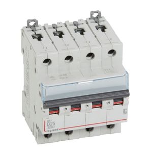 Legrand - Autom. DX³ 6000A/10kA 4P D25 400V 4 modules