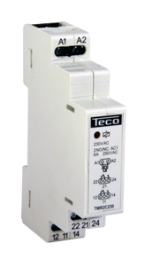TECO - Modulair relais Teco 2w 8A 230V