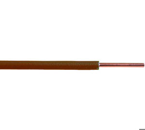 Câble VOB 6 mm² Eca - brun (H07V-U) - VOB6BR