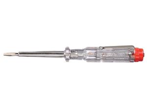 Velleman - Wiha spanningszoeker 220-250 volt sleufkop transparant, met clip in blister (32201) 3,0 mm x 60 mm