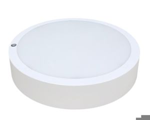 Integratech - Mona LED 10-14-18W 3000K-4000K IP65 IK10 wit PIR