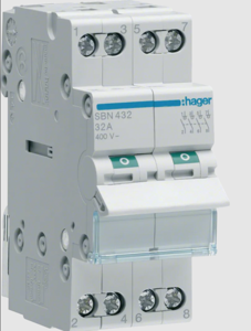 Hager - Interrupteur modulaire 4 pôles 32A