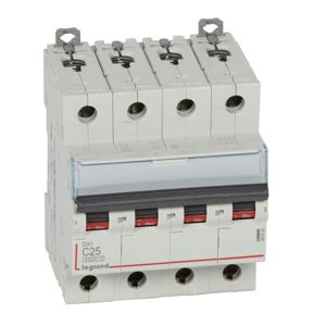 Legrand - Autom. DX³ 6000A/10kA 4P C25 400V 4 modules