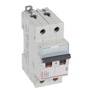 Legrand - Autom. DX³ 10000A/16kA 2P D40 230/400V - 2 modules