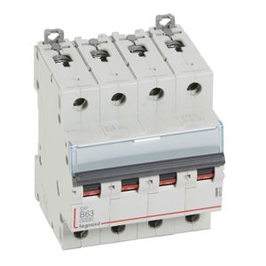 Legrand - Autom. DX³ 6000A/10kA 4P B63 400V 4 modules