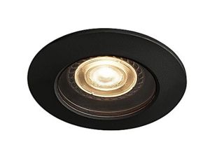 SLV LIGHTING - VARU QPAR51 DL, outdoor plafondinbouwlamp, zwart, IP20/65