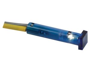 Velleman - Vierkante signaallamp 7 x 7mm 12v blauw