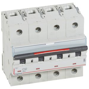 Legrand - Automaten DX³ 4P C 32A 400V - 36KA - 6mod