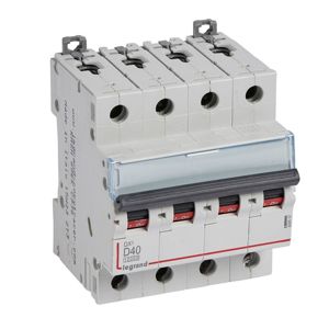 Legrand - Autom. DX³ 10000A/16kA 4P D40 400V - 4 modules