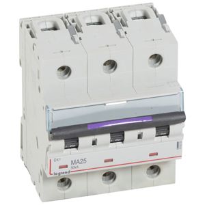 Legrand - Automaten DX³ MA 3P 25A 400V - 50KA - 4,5mod