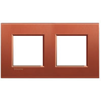 Bticino - LL-Plaque rectangul. 2x2 mod brique