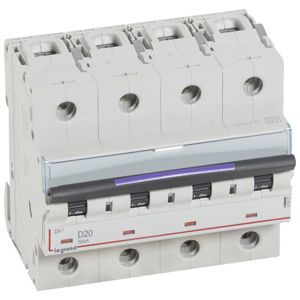 Legrand - Automaten DX³ 4P D 20A 400V - 50KA - 6mod