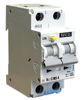 TECO - Disjoncteur différentiel 2p 20A 300mA Courbe C