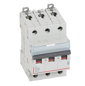 Legrand - Autom. DX³ 6000A/10kA 3P D16 400V 3 modules