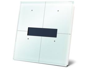 Velleman - Module de commande en finition verre à écran oled et avec contrôleur de température, blanc