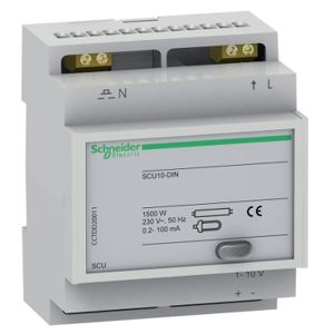 SCHNEIDER - DIMMER SCU10-DIN 1-10V 4 MOD