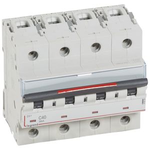 Legrand - Automaten DX³ 4P C 40A 400V - 36KA - 6mod